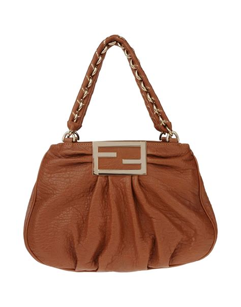 fendi brown leather